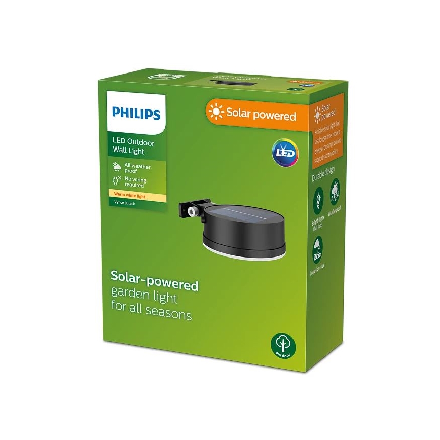 Philips - LED Kinkiet solarny VYNCE LED/1,5W/3,7V IP44