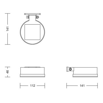 Philips - LED Kinkiet solarny VYNCE LED/1,5W/3,7V IP44