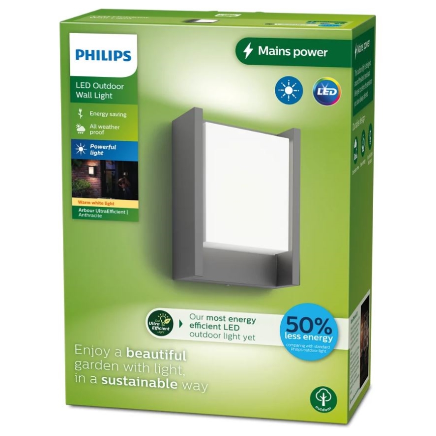 Philips - LED Kinkiet zewnętrzny ARBOUR LED/3,8W/230V IP44