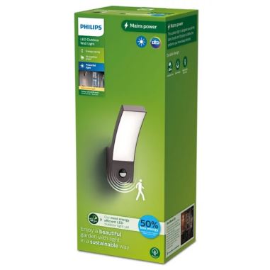 Philips - LED Kinkiet zewnętrzny z czujnikiem SPLAY LED/3,8W/230V IP44