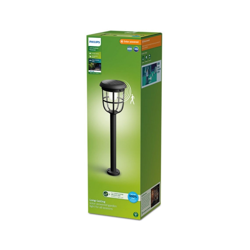 Philips - LED Lampa solarna z czujnikiem RADII LED/1,3W/3,7V 3000K IP44