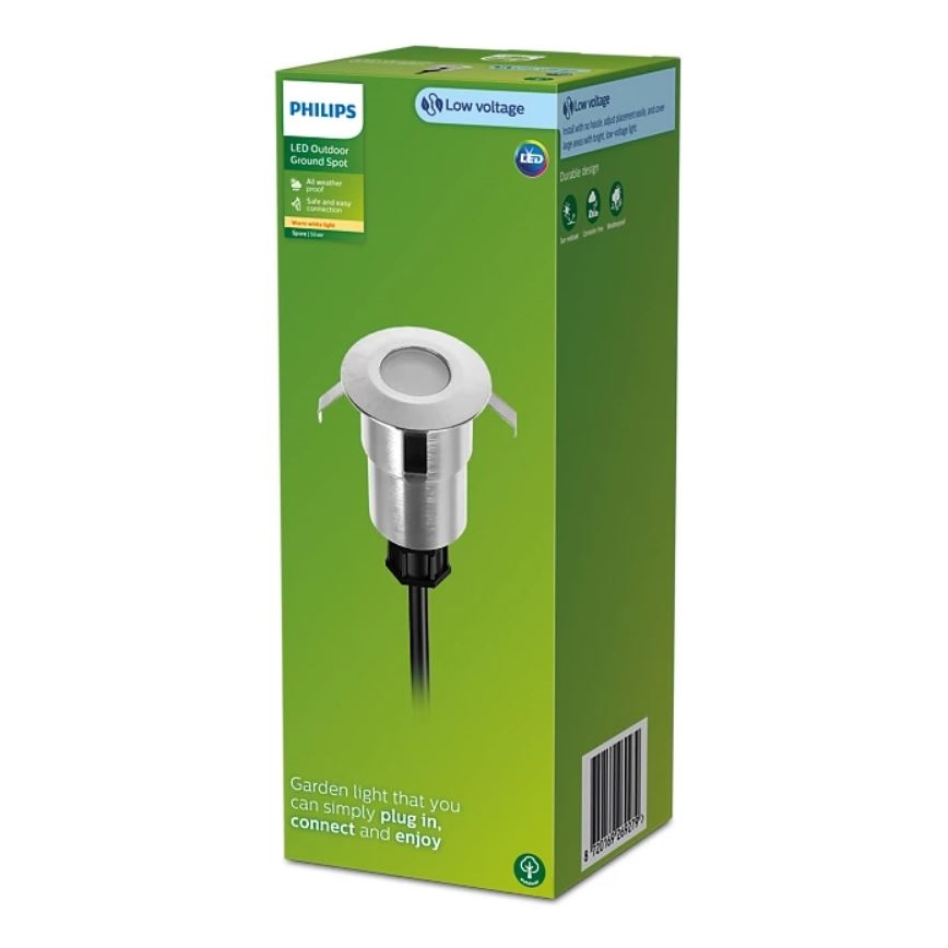 Philips - LED Oprawa wpuszczana zewnętrzna SPORE LED/1W/24V IP67