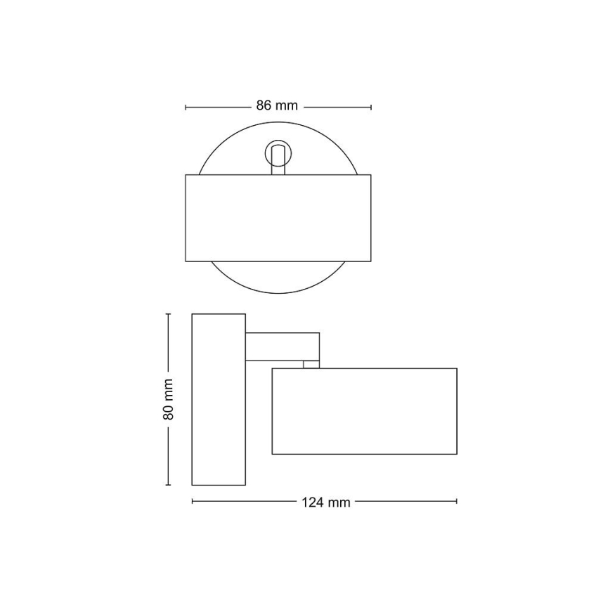 Philips - LED Oświetlenie punktowe LED/5,5W/230V białe