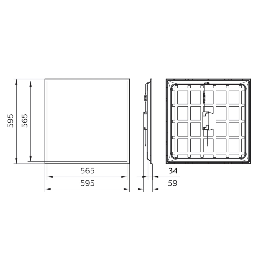 Philips - LED Panel wpuszczany LED/34W/230V 4000K UGR&lt;22 IP40