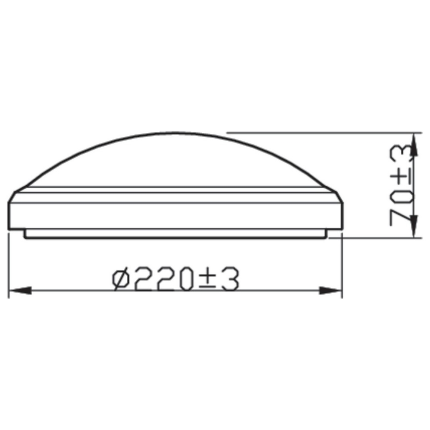 Philips - LED Plafon łazienkowy DORIS LED/6W/230V 4000K IP54