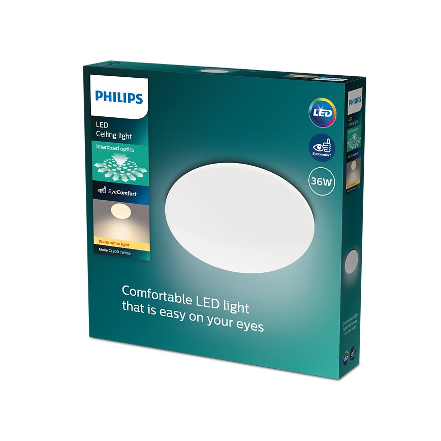 Philips - LED Plafon MOIRE LED/36W/230V 2700K