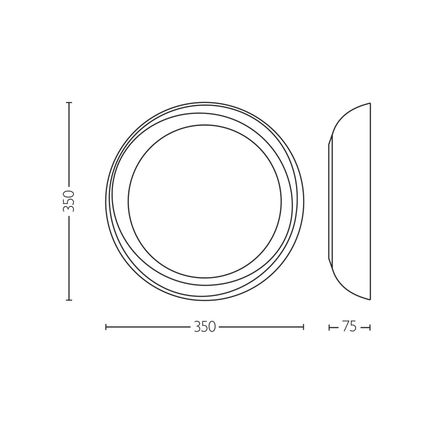 Philips - LED Plafon ściemnialny FLETA LED/10W/230V 2700K biały