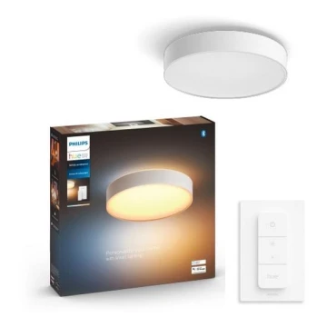 Philips - LED Plafon ściemnialny Hue LED/19,2W/230V 2200-6500K śr. 381 mm biały + pilot zdalnego sterowania