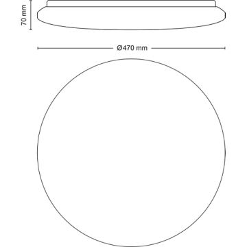 Philips - LED Plafon ściemnialny LED/40W/230V 2700-6500K + pilot zdalnego sterowania