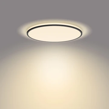 Philips - LED Plafon ściemnialny SCENE SWITCH LED/22W/230V śr. 40 cm 2700K czarny