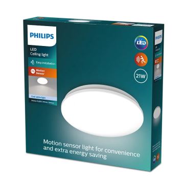 Philips - LED Plafon z czujnikiem ACUNA LED/21W/230V 4000K