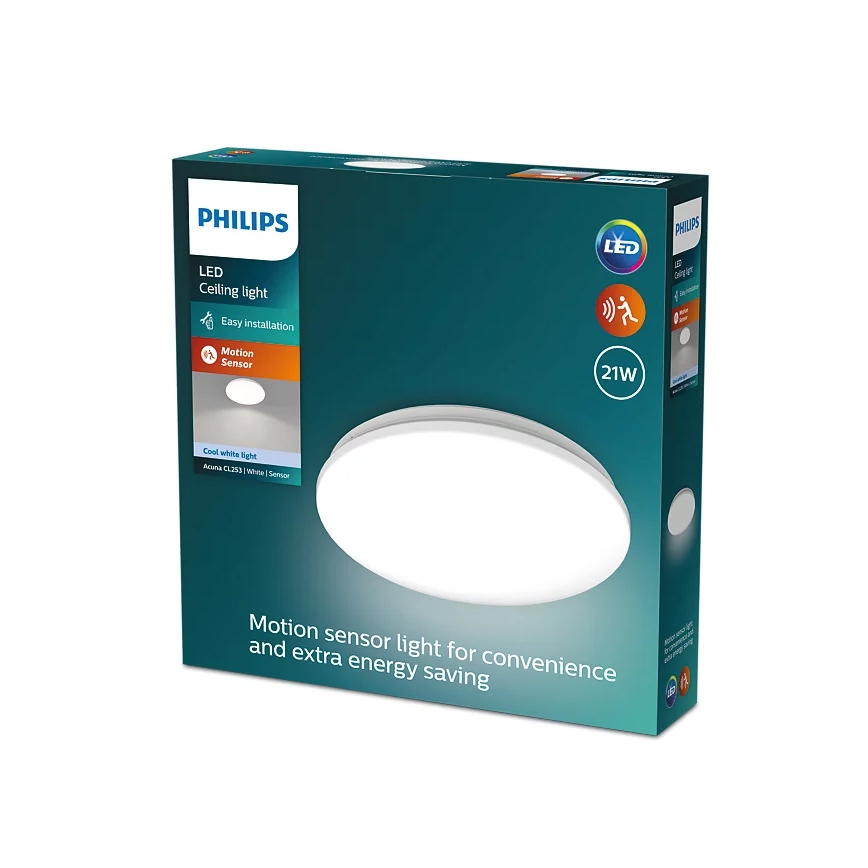 Philips - LED Plafon z czujnikiem ACUNA LED/21W/230V 4000K