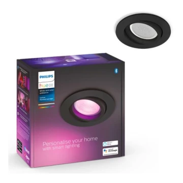 Philips - LED RGB Ściemniane oświetlenie wpuszczane Hue CENTURA 1xGU10/5,7W/230V 2000-6500K