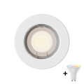 Philips - LED RGBW ściemnialna oprawa wpuszczana PERIDOT 1xGU10/6,5W/230V 2700-6500K biała