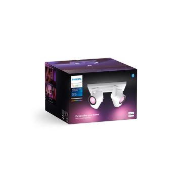 Philips - LED RGBW Ściemnialne oświetlenie punktowe Hue ARGENTA 4xGU10/4,2W/230V 2000-6500K