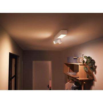 Philips - LED RGBW Ściemnialne oświetlenie punktowe Hue CENTRIS 2xGU10/4,2W/230V+ LED/11W