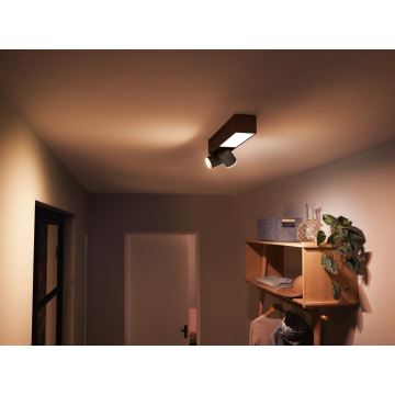 Philips - LED RGBW Ściemnialne oświetlenie punktowe Hue CENTRIS 2xGU10/4,2W/230V + LED/11W 2000-6500K