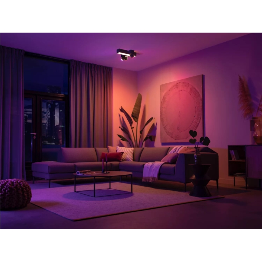 Philips - LED RGBW Ściemnialne oświetlenie punktowe Hue CENTRIS 3xGU10/4,2W/230V + LED/11W 2000-6500K