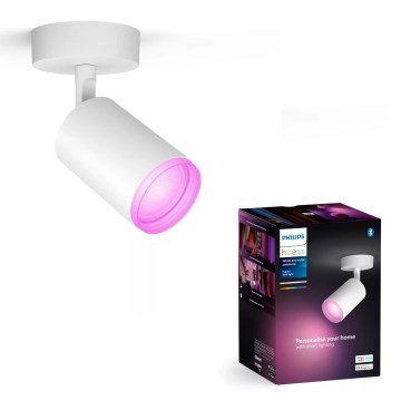 Philips - LED RGBW Ściemnialne oświetlenie punktowe Hue FUGATO 1xGU10/4,2W/230V 2000-6500K białe