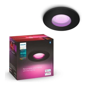 Philips - LED RGBW Ściemnialne wpuszczane oświetlenie łazienkowe Hue XAMENTO GU10/5,7W/230V IP44 2200-6500K