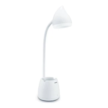 Philips - LED Ściemnialna dotykowa lampa stołowa HAT LED/4,5W/5V 3000/4000/5700K CRI 90