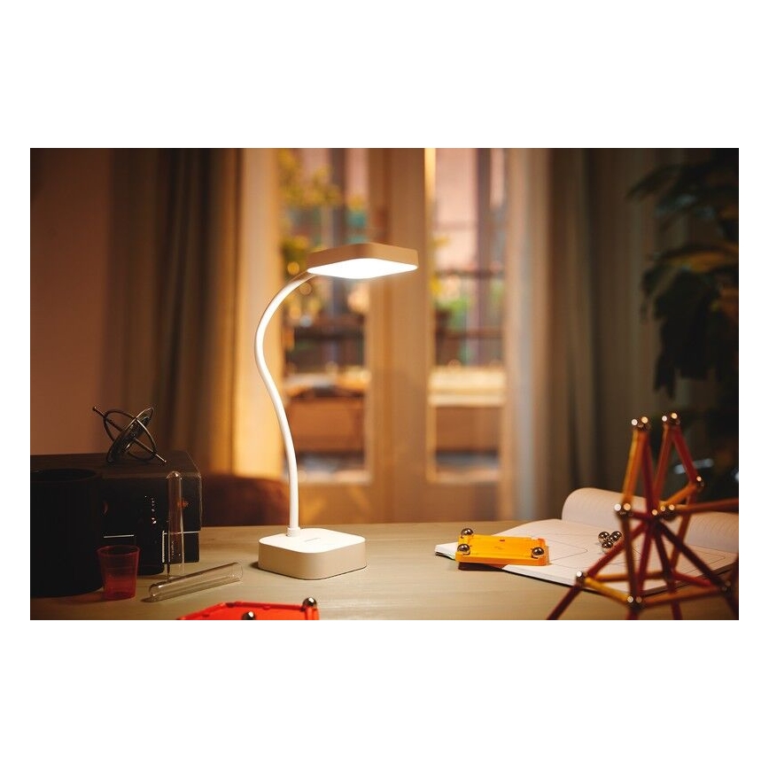 Philips - LED Ściemnialna dotykowa lampka stołowa ROCK LED/5W/5V 1800mAh