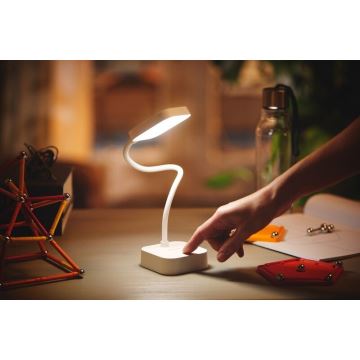 Philips - LED Ściemnialna dotykowa lampka stołowa ROCK LED/5W/5V 1800mAh