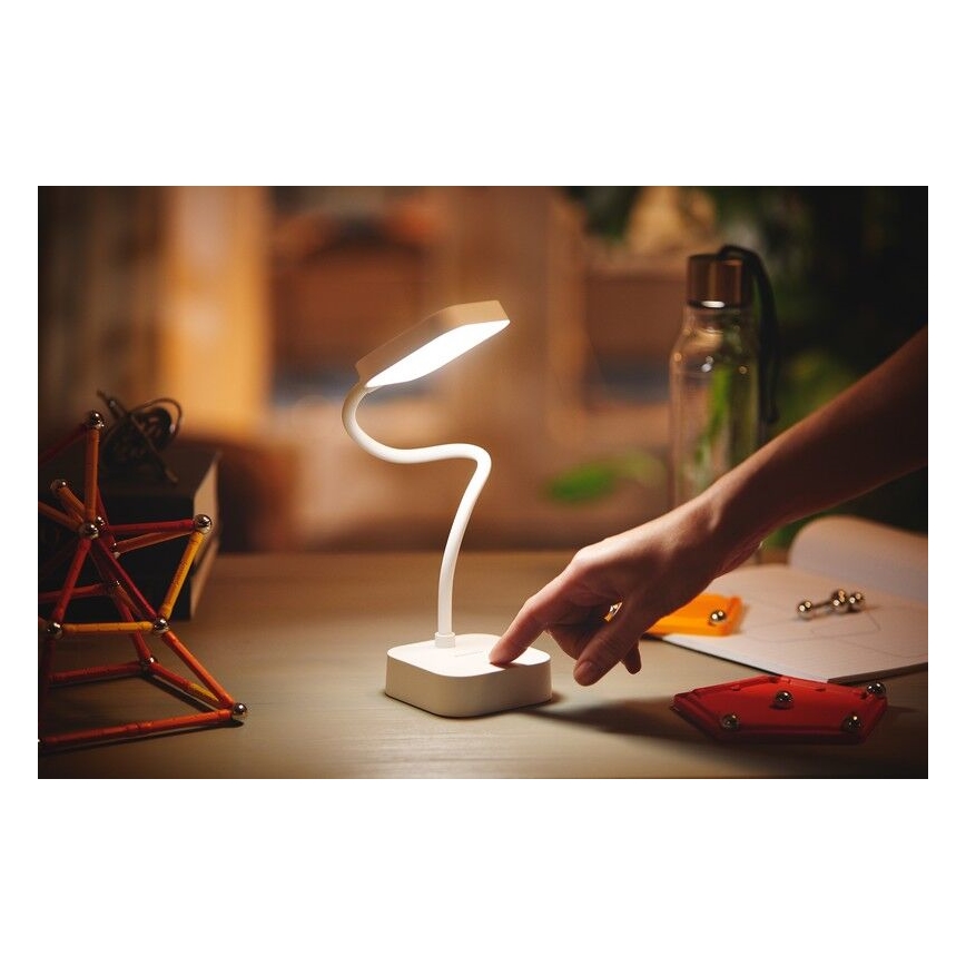 Philips - LED Ściemnialna dotykowa lampka stołowa ROCK LED/5W/5V 1800mAh