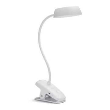 Philips - LED Ściemnialna lampa z klipsem DONUTCLIP LED/3W/5V CRI 90 biała