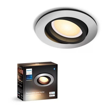 Philips - LED Ściemnialna oprawa wpuszczana Hue MILLISKIN 1xGU10/4,2W/230V 2200-6500K