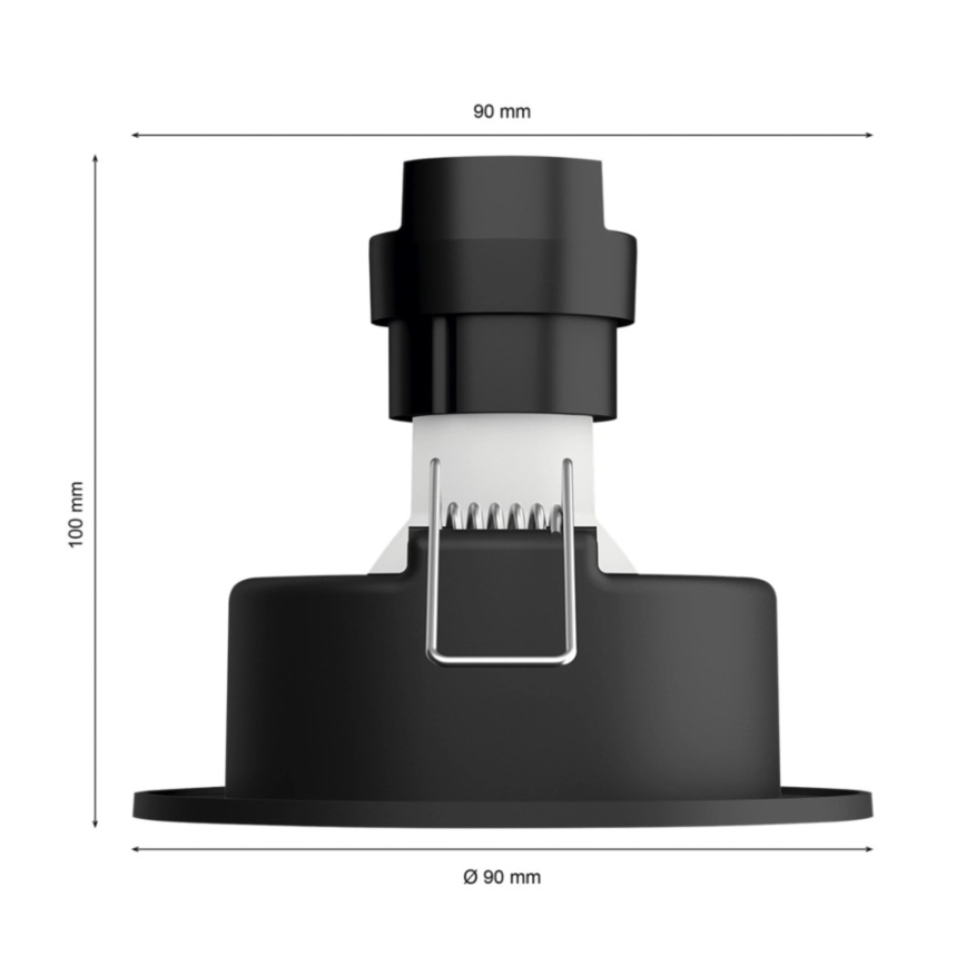 Philips - LED Ściemnialna oprawa wpuszczana Hue MILLISKIN 1xGU10/4,2W/230V 2200-6500K