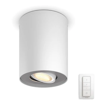 Philips - LED Ściemnialne oświetlenie punktowe Hue PILLAR 1xGU10/5,5W