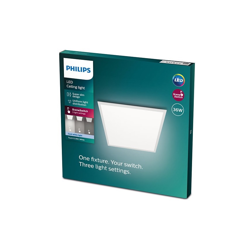 Philips - LED Ściemniany plafon SLIM SCENE SWITCH LED/36W/230V 4000K