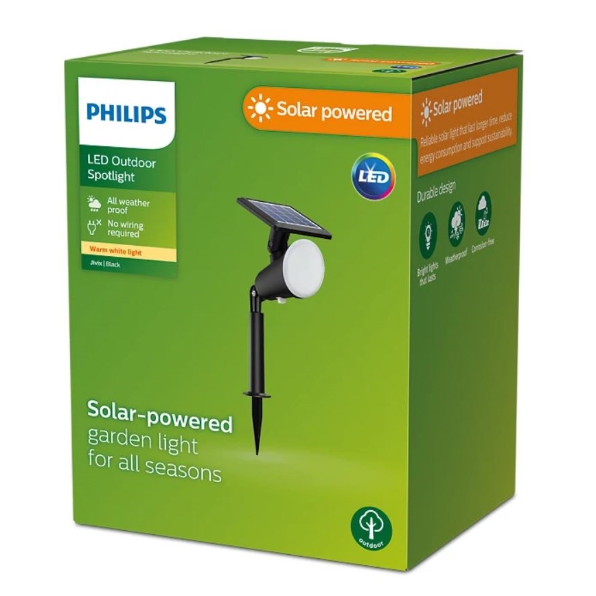 Philips - LED Solarne oświetlenie punktowe JIVIX LED/1,4W/3,7V IP44