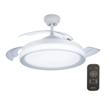 Philips - LED Wentylator sufitowy LED/35W/230V 5500/4000/3000K biały+ pilot