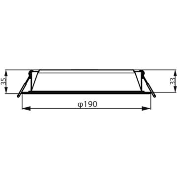 Philips - Oprawa wpuszczana MESON LED/20W/230V 6500K