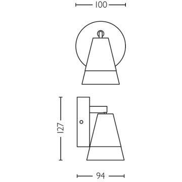 Philips - Oświetlenie punktowe CLEFT 1xGU10/5W/230V