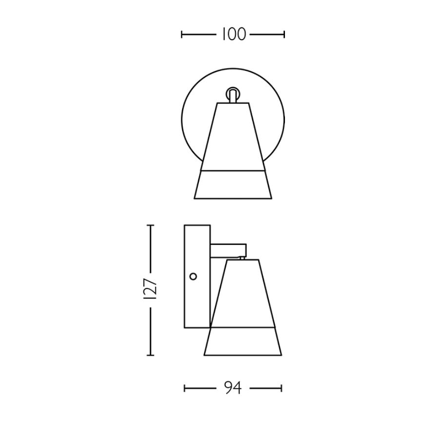 Philips - Oświetlenie punktowe CLEFT 1xGU10/5W/230V