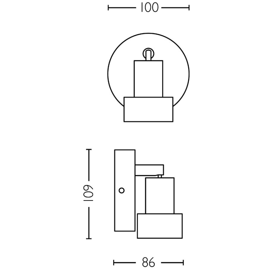 Philips - Oświetlenie punktowe CONDUIT 1xGU10/5W/230V czarne/mosiądz