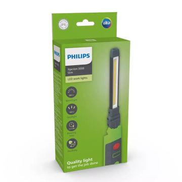 Philips X30SLIMX1 - LED Ściemnialna latarka akumulatorowa XPERION LED/5W/3,7V 500 lm 2500mAh
