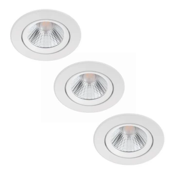 Philips - ZESTAW 3x LED Ściemnialna oprawa wpuszczana LED/5W/230V 2700K