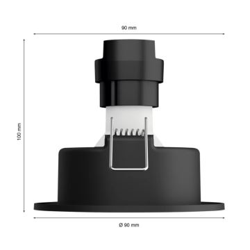 Philips - ZESTAW 3x LED Ściemnialna oprawa wpuszczana Hue MILLISKIN 1xGU10/4,2W/230 2200-6500K