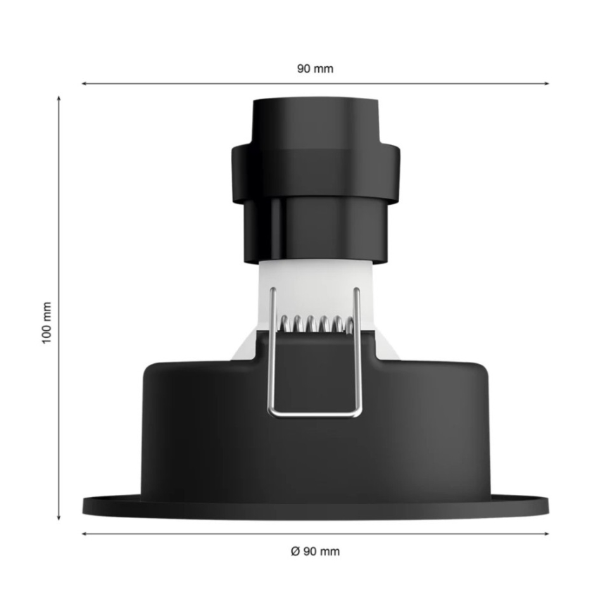 Philips - ZESTAW 3x LED Ściemnialna oprawa wpuszczana Hue MILLISKIN 1xGU10/4,2W/230 2200-6500K