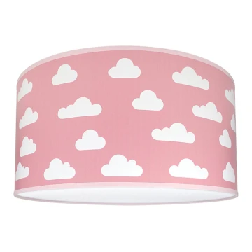 Plafon dziecięcy CLOUDS PINK 2xE27/60W/230V różowa