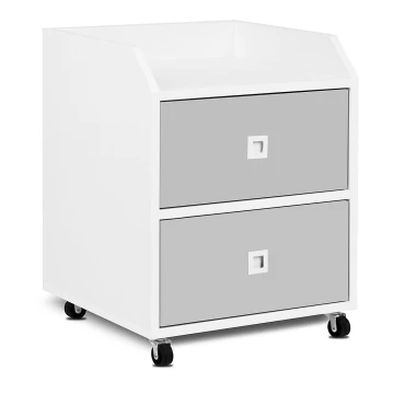 Pojemnik do przechowywania dla dzieci MIRUM 54,2x42,4 cm biały/szary