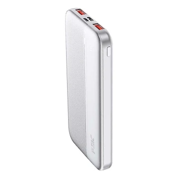 Power Bank Power Delivery 10000mAh/22,5W/5V srebrny