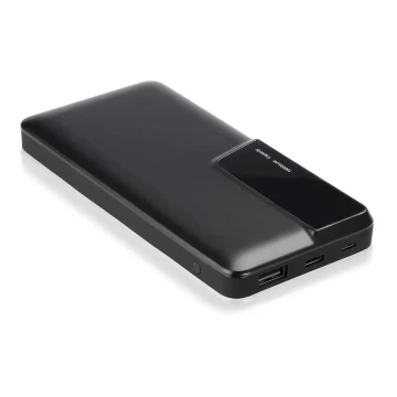 Power Bank z wyświetlaczem 10000mAh/3,7V czarny