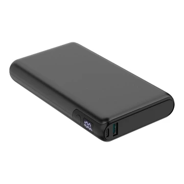 Power Bank z wyświetlaczem LED Power Delivery 30000 mAh/100W/3,7V czarny