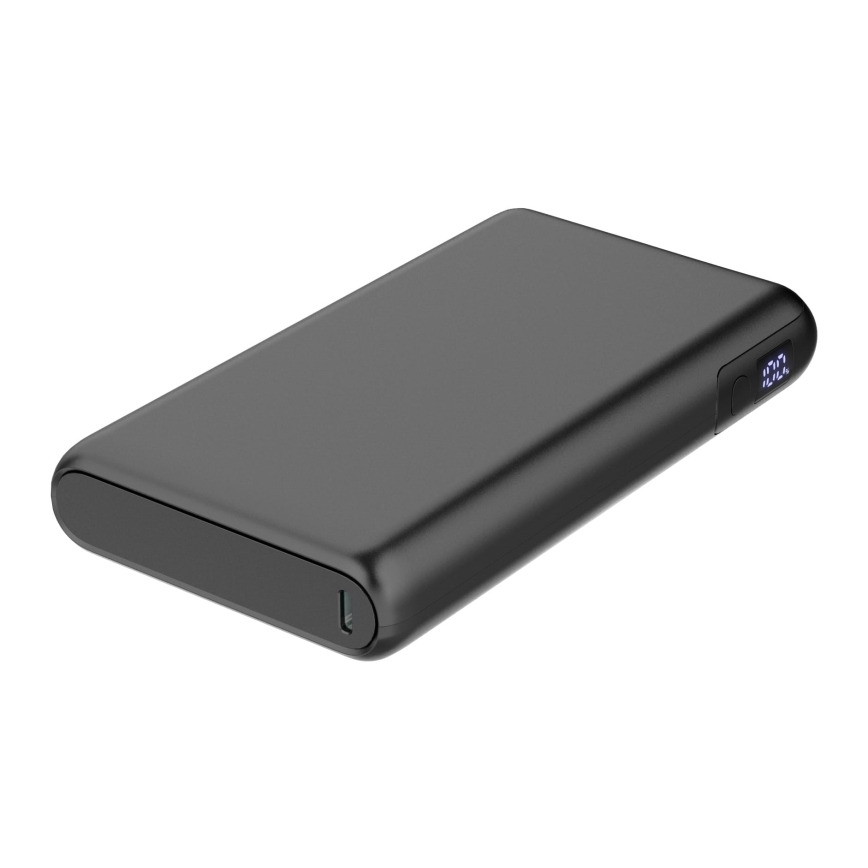 Power Bank z wyświetlaczem LED Power Delivery 30000 mAh/100W/3,7V czarny