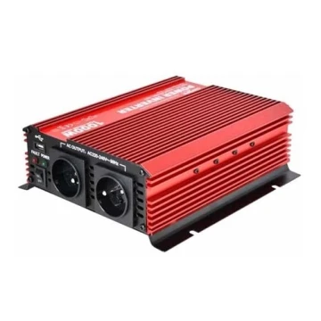 Przetwornica napięcia CARSPA 1000W/24/230V + USB